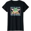 imageStar Wars  The Mandalorian Grogu Show Me The Way To Snacks TShirtBlack