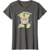 imageStar Wars  The Mandalorian Grogu Stickers TShirtAsphalt Grey