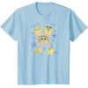 imageStar Wars  The Mandalorian Grogu Stickers TShirtBaby Blue