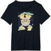 imageStar Wars  The Mandalorian Grogu Stickers TShirtBlack