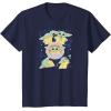 imageStar Wars  The Mandalorian Grogu Stickers TShirtNavy Blue