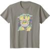 imageStar Wars  The Mandalorian Grogu Stickers TShirtSlate Grey