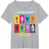imageStar Wars Action Figures May The Force Be With You TShirtHeather Grey