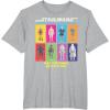 imageStar Wars Action Figures May The Force Be With You TShirtHeather Grey