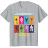 imageStar Wars Action Figures May The Force Be With You TShirtHeather Grey