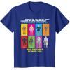 imageStar Wars Action Figures May The Force Be With You TShirtRoyal Blue