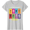 imageStar Wars Action Figures May The Force Be With You TShirtSilver Grey