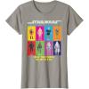 imageStar Wars Action Figures May The Force Be With You TShirtSlate Grey
