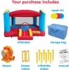 imageStar Wars Bounce House with Slide Indoor Outdoor Darth Vader Inflatable Luke Skywalker Lightsaber Fun Bouncy Castle for Kids Ages 38 Years OldEnormous