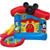 imageStar Wars Bounce House with Slide Indoor Outdoor Darth Vader Inflatable Luke Skywalker Lightsaber Fun Bouncy Castle for Kids Ages 38 Years OldMickey Mouse