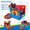 imageStar Wars Bounce House with Slide Indoor Outdoor Darth Vader Inflatable Luke Skywalker Lightsaber Fun Bouncy Castle for Kids Ages 38 Years OldMickey Mouse