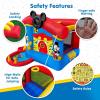 imageStar Wars Bounce House with Slide Indoor Outdoor Darth Vader Inflatable Luke Skywalker Lightsaber Fun Bouncy Castle for Kids Ages 38 Years OldMickey Mouse