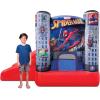 imageStar Wars Bounce House with Slide Indoor Outdoor Darth Vader Inflatable Luke Skywalker Lightsaber Fun Bouncy Castle for Kids Ages 38 Years OldSpiderMan