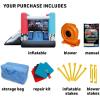 imageStar Wars Bounce House with Slide Indoor Outdoor Darth Vader Inflatable Luke Skywalker Lightsaber Fun Bouncy Castle for Kids Ages 38 Years OldStar Wars