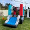 imageStar Wars Bounce House with Slide Indoor Outdoor Darth Vader Inflatable Luke Skywalker Lightsaber Fun Bouncy Castle for Kids Ages 38 Years OldStar Wars