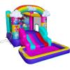 imageStar Wars Bounce House with Slide Indoor Outdoor Darth Vader Inflatable Luke Skywalker Lightsaber Fun Bouncy Castle for Kids Ages 38 Years OldTrolls