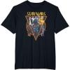 imageStar Wars Classic Art Characters and Logo Retro Vintage TShirtBlack