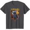 imageStar Wars Classic Art Characters and Logo Retro Vintage TShirtDark Heather Grey