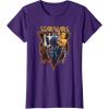 imageStar Wars Classic Art Characters and Logo Retro Vintage TShirtPurple