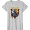 imageStar Wars Classic Art Characters and Logo Retro Vintage TShirtSilver Grey