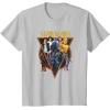 imageStar Wars Classic Art Characters and Logo Retro Vintage TShirtSilver Grey