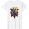 imageStar Wars Classic Art Characters and Logo Retro Vintage TShirtWhite