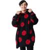 imageStar Wars Darth Vader AllOver Print Black Hooded Wearable Oversize BlanketOSFADad Dice