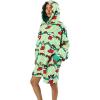 imageStar Wars Darth Vader AllOver Print Black Hooded Wearable Oversize BlanketOSFAHello Kitty  Friends Christmas