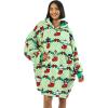imageStar Wars Darth Vader AllOver Print Black Hooded Wearable Oversize BlanketOSFAHello Kitty  Friends Christmas