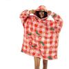 imageStar Wars Darth Vader AllOver Print Black Hooded Wearable Oversize BlanketOSFAHello Kitty Christmas Line Art