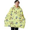 imageStar Wars Darth Vader AllOver Print Black Hooded Wearable Oversize BlanketOSFASpongebob Yellow