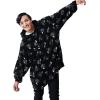 imageStar Wars Darth Vader AllOver Print Black Hooded Wearable Oversize BlanketOSFAStar Wars Spaceships