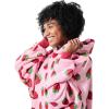imageStar Wars Darth Vader AllOver Print Black Hooded Wearable Oversize BlanketOSFAStrawberries Aop Pink