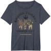imageStar Wars Endor Forest Summer Camp Ewok TShirtHeather Blue