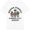 imageStar Wars Endor Forest Summer Camp Ewok TShirtWhite