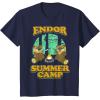 imageStar Wars Endor Summer Camp TShirtNavy Blue