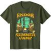 imageStar Wars Endor Summer Camp TShirtOlive Green