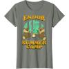 imageStar Wars Endor Summer Camp TShirtOlive Heather