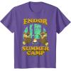 imageStar Wars Endor Summer Camp TShirtPurple Heather