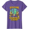 imageStar Wars Endor Summer Camp TShirtPurple Heather