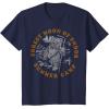 imageStar Wars Forest Moon Of Endor Summer Camp TShirtNavy Blue