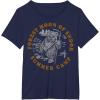 imageStar Wars Forest Moon Of Endor Summer Camp TShirtNavy Blue