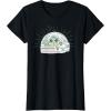 imageStar Wars Grogu Tap Mandalorian Starfighter TShirtBlack