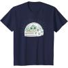 imageStar Wars Grogu Tap Mandalorian Starfighter TShirtNavy Blue