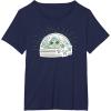 imageStar Wars Grogu Tap Mandalorian Starfighter TShirtNavy Blue