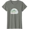 imageStar Wars Grogu Tap Mandalorian Starfighter TShirtOlive Heather