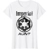 imageStar Wars Imperial Icon Matching Family AUNT TShirt TShirtWhite