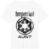 imageStar Wars Imperial Icon Matching Family AUNT TShirt TShirtWhite