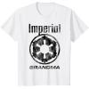imageStar Wars Imperial Icon Matching Family GRANDMA TShirt TShirtWhite