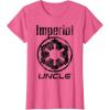 imageStar Wars Imperial Icon Matching Family UNCLE TShirt TShirtPink Heather